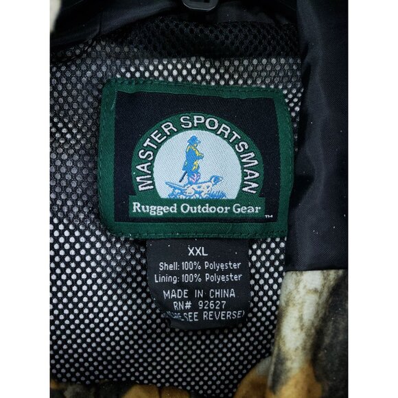 Master Sportsman XXL Camo Jacket & Pants Set With Pockets Rugged Outdoor Gear Fa - Picture 12 of 14